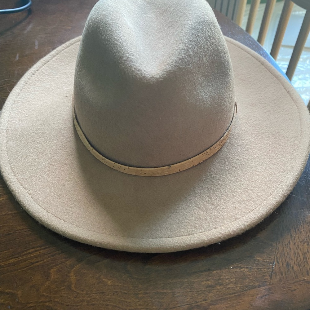 TenTree Tan Wide Fedora Hat